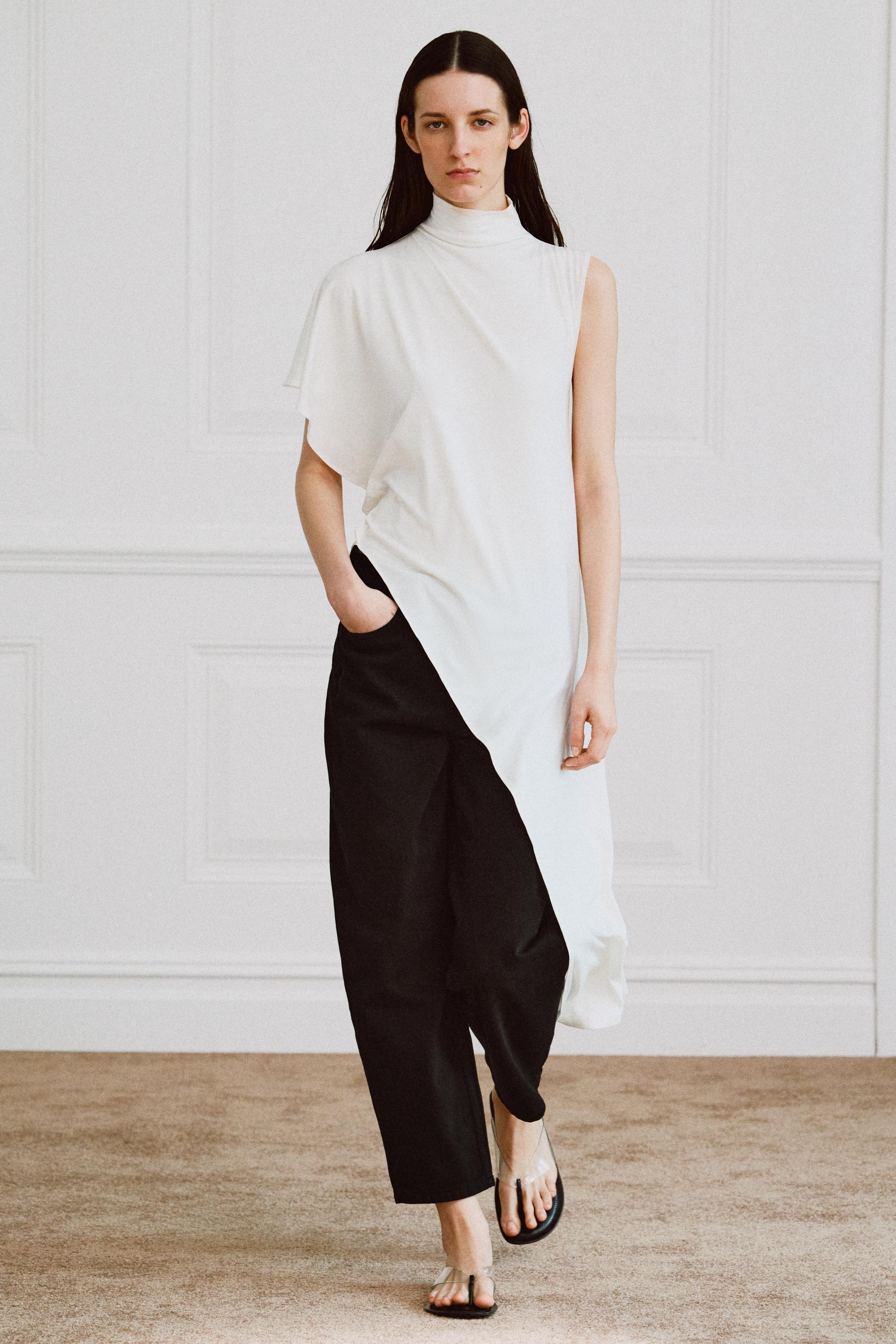 ZW COLLECTION TAPERED MID-RISE JEANS